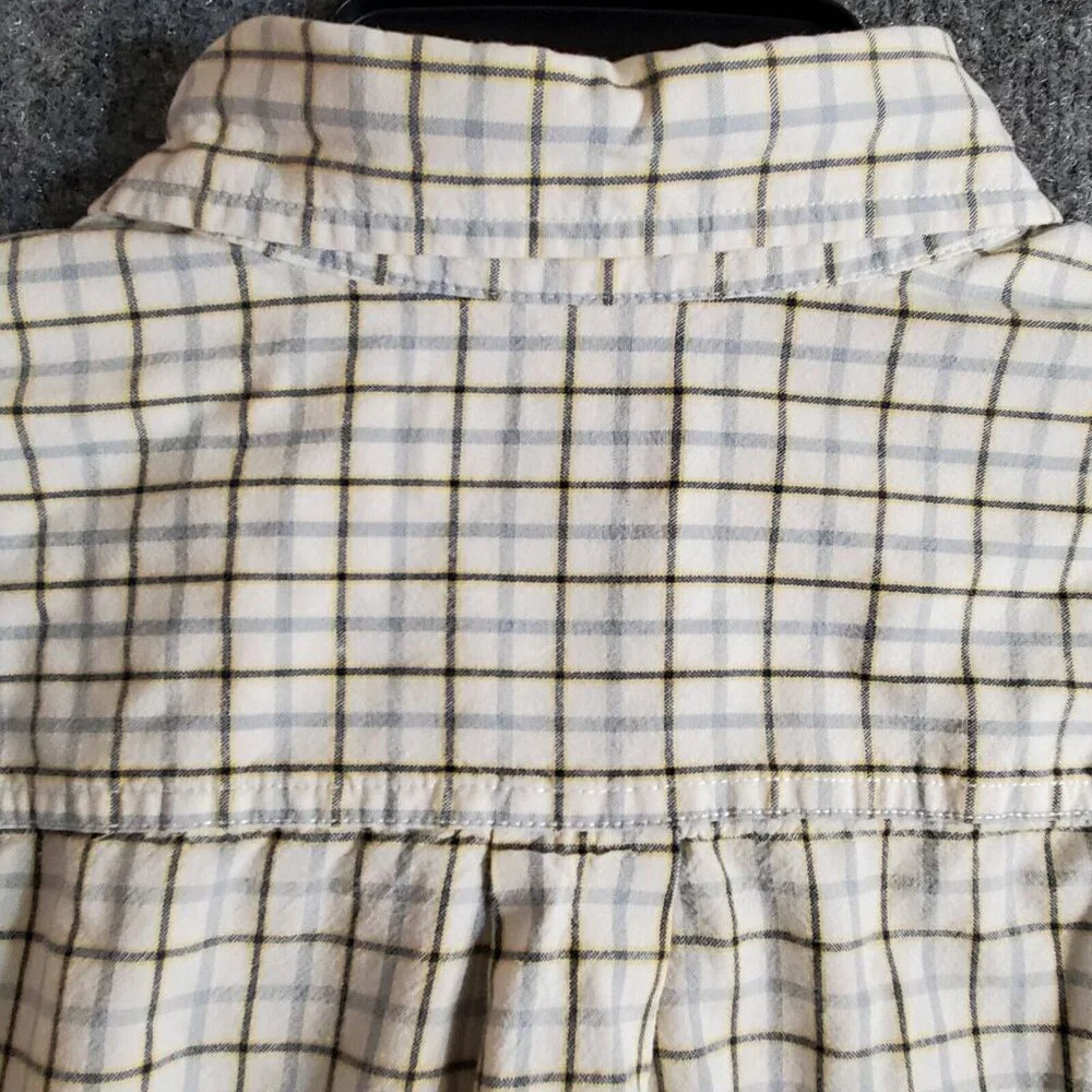 Carhartt Men's Size Large L Short Sleeve Button Down Plaid Adult Shirt Pockets - Picture 3 of 9